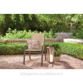 Marco de metal al aire libre apilable Sling comedor silla